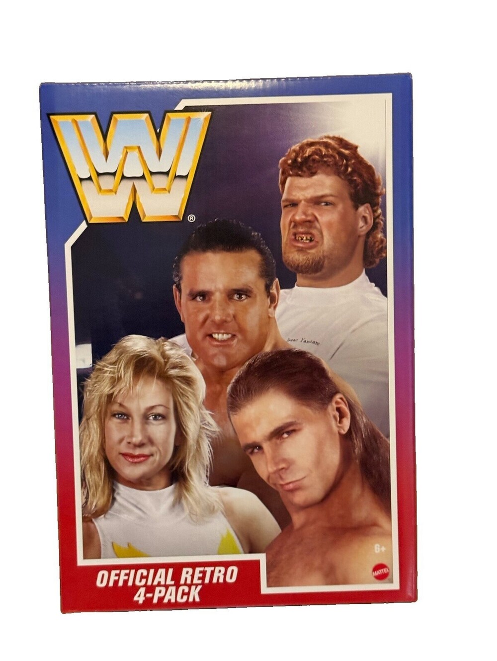 WWE Mattel Retro 4-Pack Shawn Michaels British Bulldog Alundra Blayze Yankem